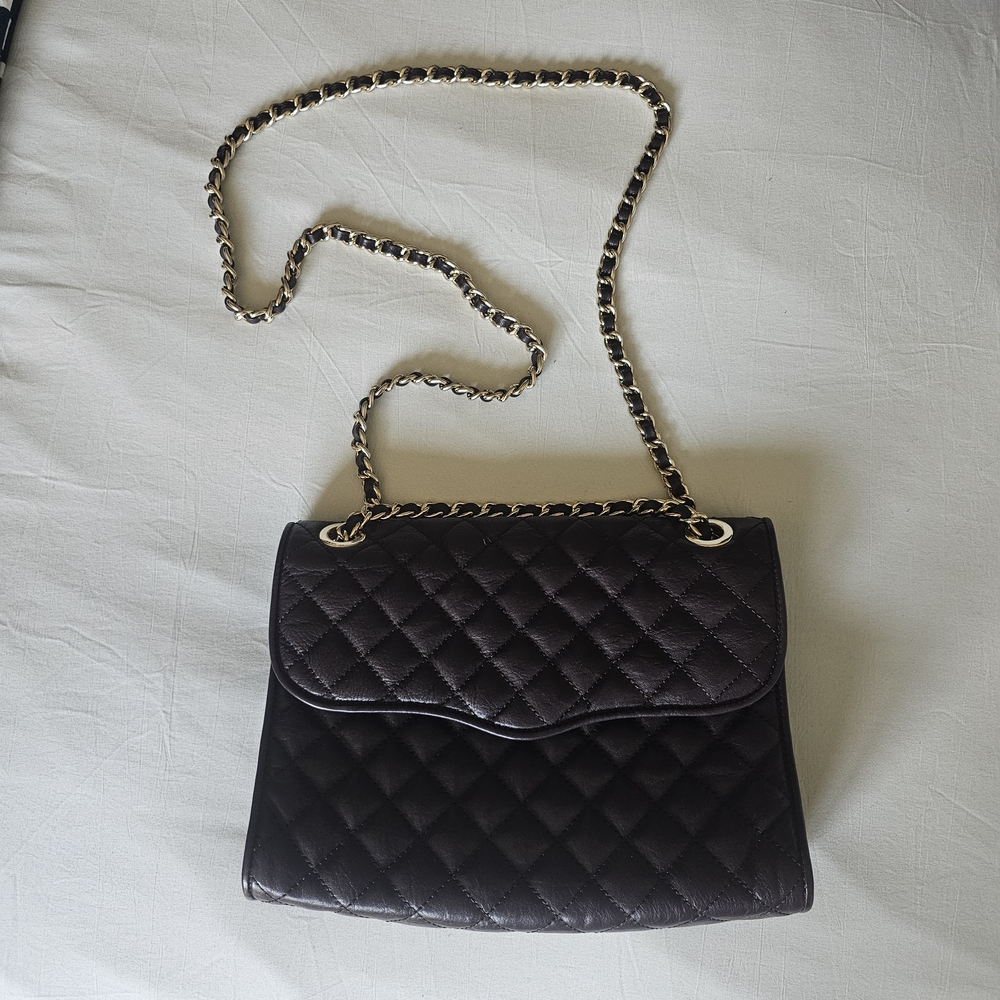 Rebecca Minkoff Dark Wine Quilted Crossbody Bag